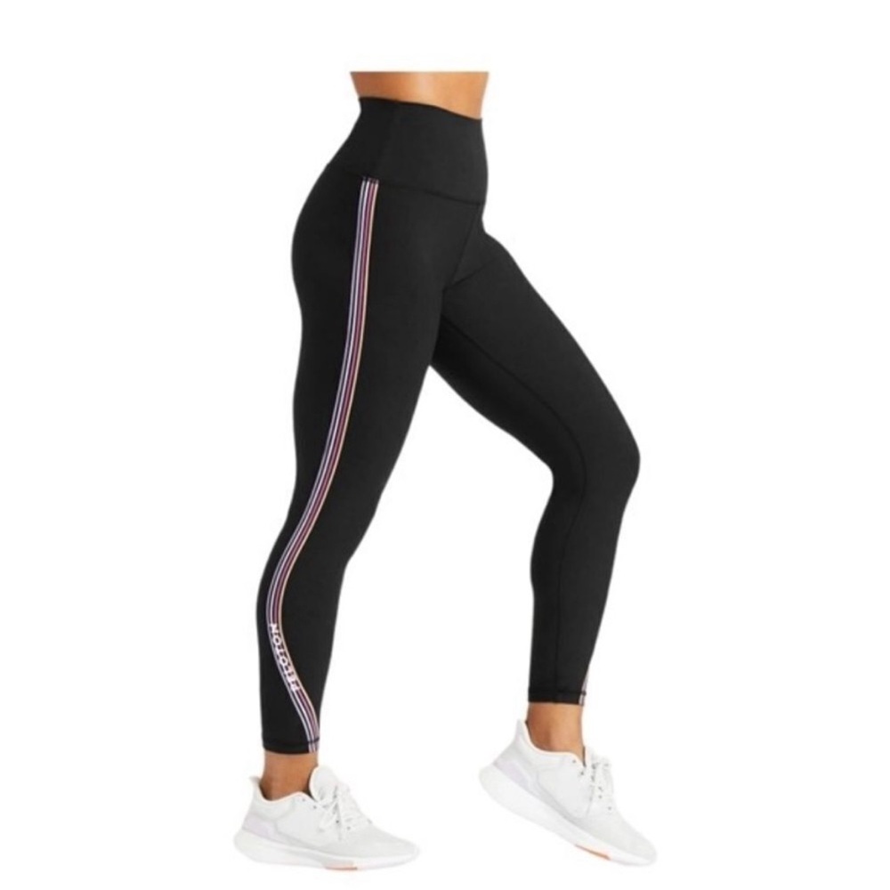 Peloton High Rise Legging Retro Rainbow Stripe sz small